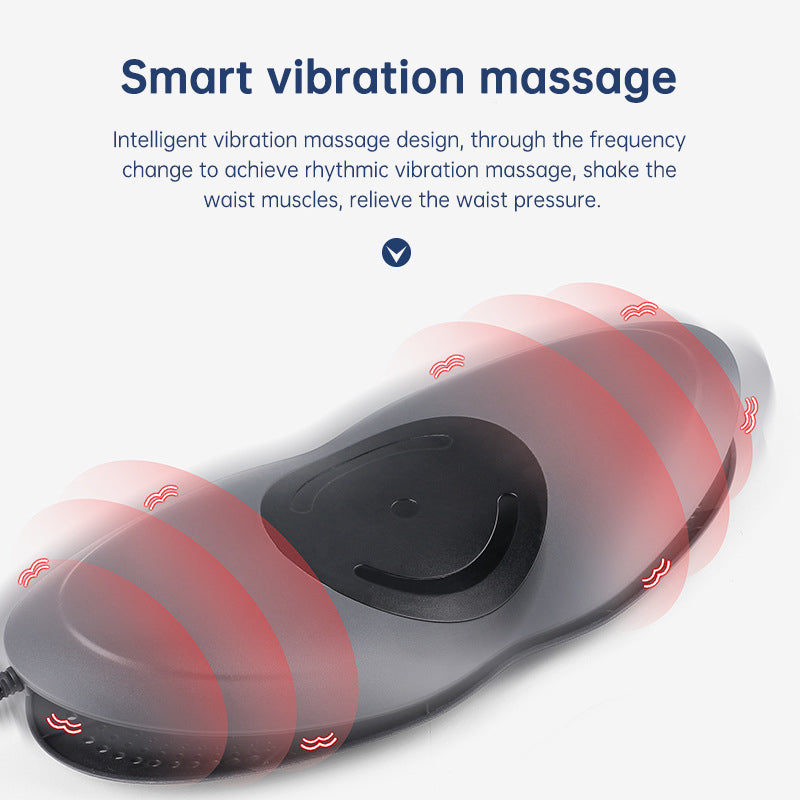 Electric Waist Massager with Heat & Vibration